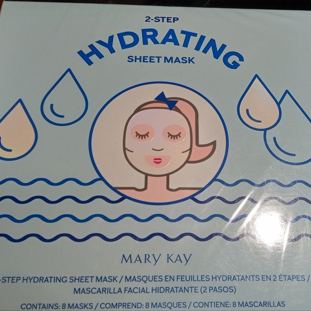 Mary Kay 2-Step Hydrating SHEET MASK 8 Pack~ Sealed